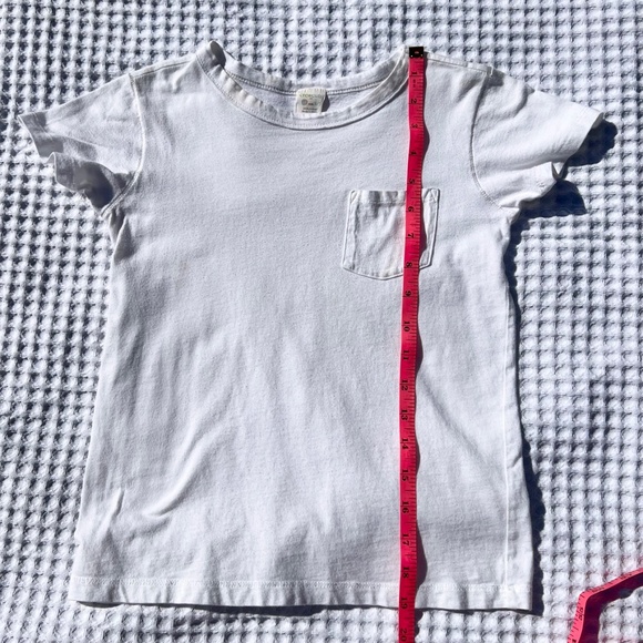 Crewcuts White Short Sleeve Tee with Front Pocket - Picture 6 of 8